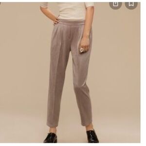 Babaton Cohen tan suede pant